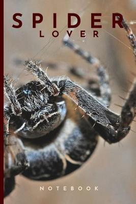 Book cover for Spider Lover Notebook