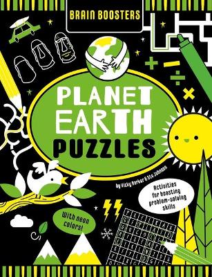 Book cover for Brain Boosters Planet Earth Puzzles (with Neon Colors)
