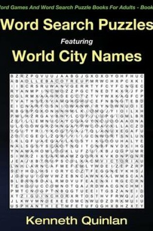 Cover of Word Search Puzzles Featuring World City Names