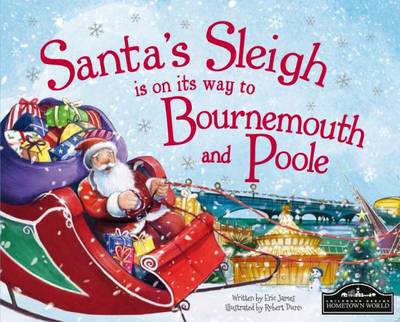 Book cover for Santa's Sleigh is on its Way to Bournemouth & Poole