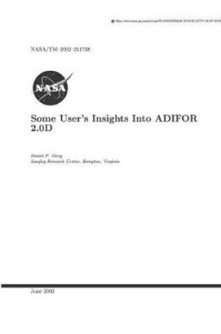 Cover of Some User's Insights Into Adifor 2.0d