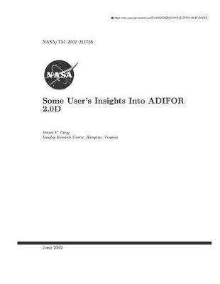 Book cover for Some User's Insights Into Adifor 2.0d