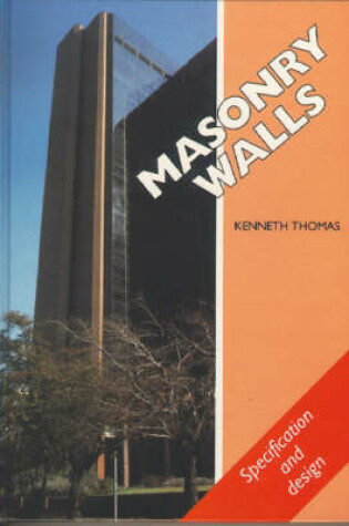 Cover of Masonry Walls