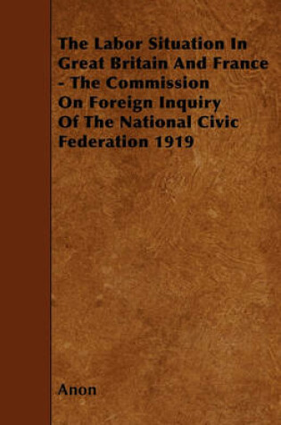 Cover of The Labor Situation In Great Britain And France - The Commission On Foreign Inquiry Of The National Civic Federation 1919