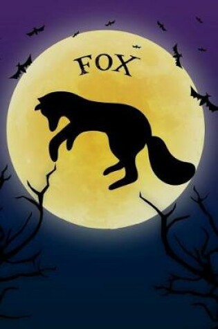 Cover of Fox Notebook Halloween Journal