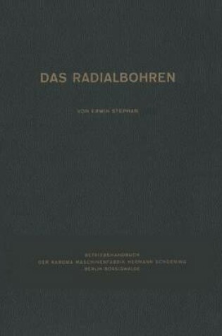 Cover of Das Radialbohren