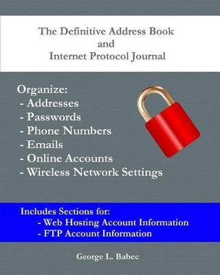 Book cover for The Definitive Address Book and Internet Protocol Journal