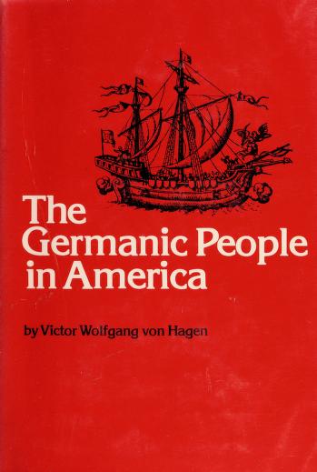 Book cover for The Germanic People in America