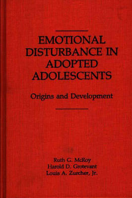 Cover of Emotional Disturbance in Adopted Adolescents