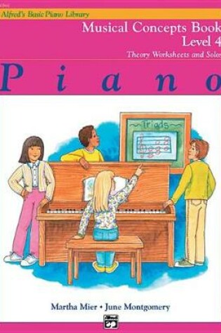 Cover of Alfred's Basic Piano Library Musical Concepts, Bk 4