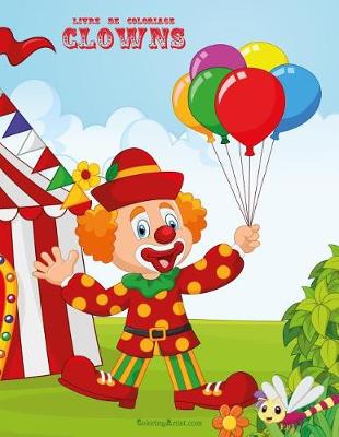 Book cover for Livre de coloriage Clowns 2