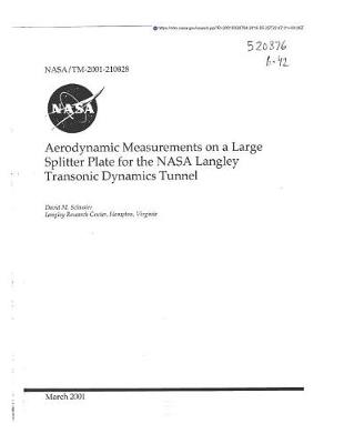 Book cover for Aerodynamic Measurements on a Large Splitter Plate for the NASA Langley Transonic Dynamics Tunnel