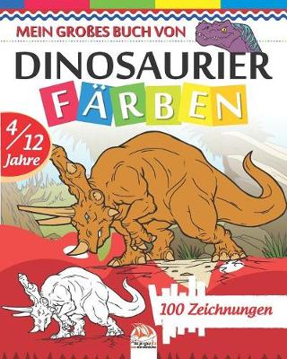 Book cover for Mein grosses Buch von Dinosaurier farben