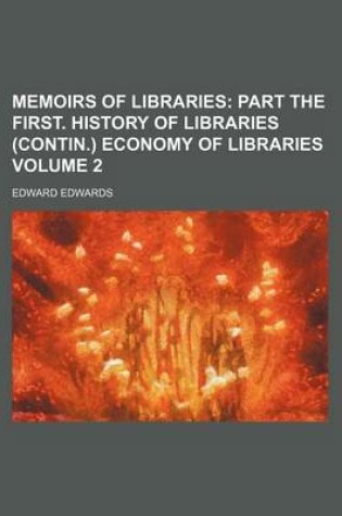 Cover of Memoirs of Libraries Volume 2