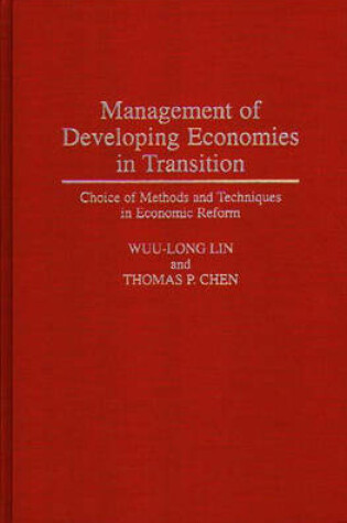 Cover of Management of Developing Economies in Transition