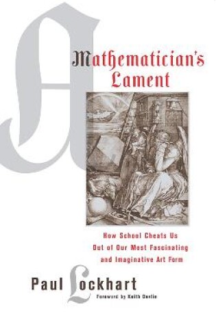 Cover of A Mathematician's Lament