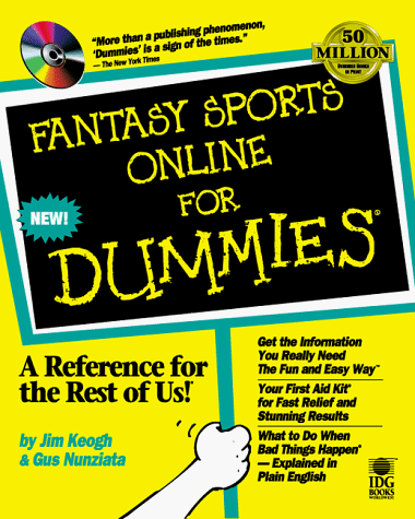 Book cover for Fantasy Sports Online For Dummies