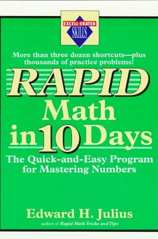 Cover of Rapid Math in 10 Days: Excell-Erated Skills