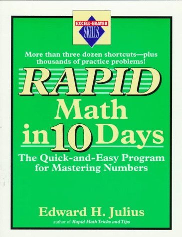 Book cover for Rapid Math in 10 Days: Excell-Erated Skills