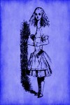 Book cover for Alice in Wonderland Journal - Tall Alice (Blue)