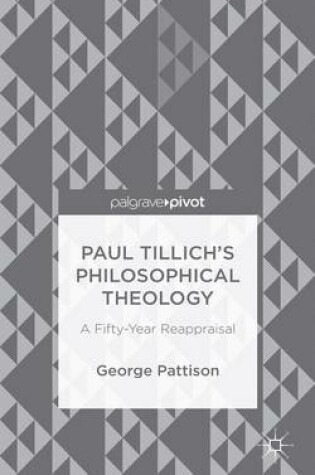 Cover of Paul Tillich's Philosophical Theology