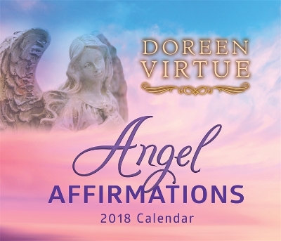 Book cover for Angel Affirmations 2018 Calendar