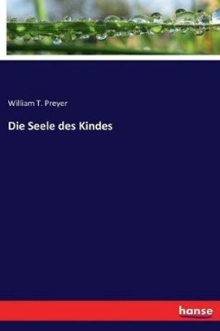 Cover of Die Seele des Kindes