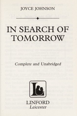 Cover of In Search Of Tomorrow