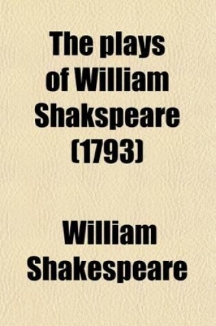 Cover of The Plays of William Shakspeare (1793)