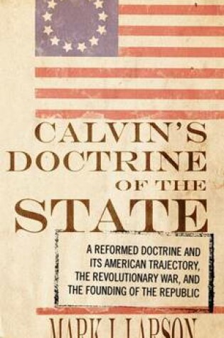 Cover of Calvin's Doctrine of the State