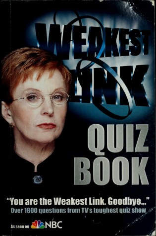 Cover of Weakest Link Quiz Book