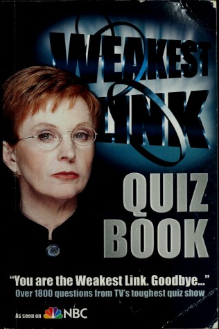 Book cover for Weakest Link Quiz Book