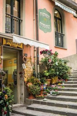 Cover of Pink Shops by the Stairs in Cinque Terre, Italy