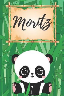 Book cover for Moritz Notizbuch Panda / Malbuch / Kritzelbuch / Tagebuch / Journal / DIN A5 / Geschenke