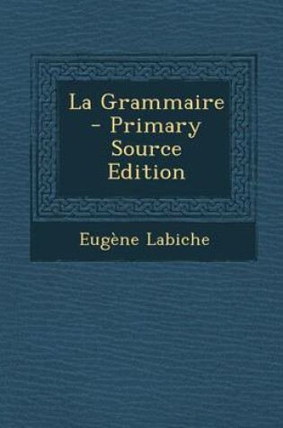 Cover of La Grammaire