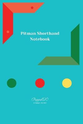 Book cover for Pitman Shorthand Notebook- Light Blue Cover -6x9-Inches