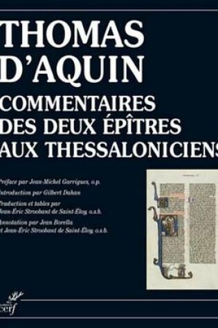 Cover of Commentaires Des Deux Epitres Aux Thessaloniciens