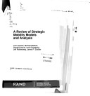 Book cover for A Review of Strategic Mobility Models and Analysis