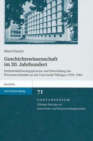 Cover of Geschichtswissenschaft Im 20. Jahrhundert