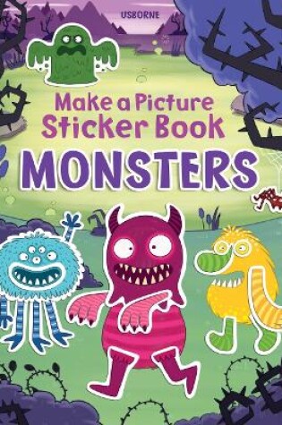 Cover of Make a Picture Sticker Book Monsters