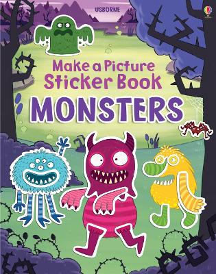 Book cover for Make a Picture Sticker Book Monsters