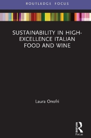 Cover of Sustainability in High-Excellence Italian Food and Wine