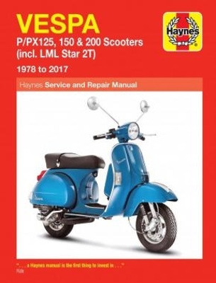 Book cover for Vespa P/PX125, 150 & 200 Scooters (incl. LML Star 2T) (78-17)