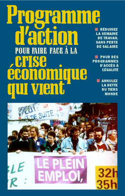 Book cover for Programme d'Action pour Faire Face a la Crise Economique Qui Vient