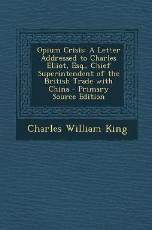 Cover of Opium Crisis