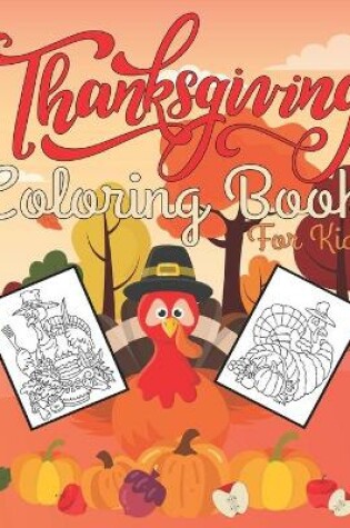 Cover of Thanksgiving Coloring Book for Kids