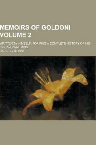 Cover of Memoirs of Goldoni; Written by Himself