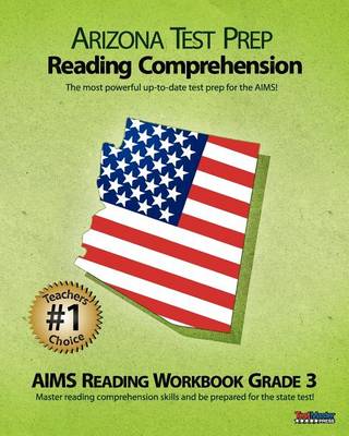 Book cover for Arizona Test Prep Reading Comprehension Aims Reading Workbook Grade 3