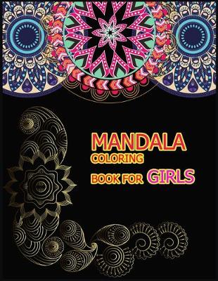 Book cover for Mandala Coloring Book for Girls