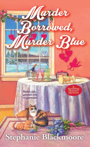 Book cover for Murder Borrowed, Murder Blue